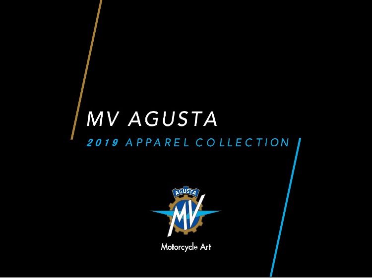 MV AGUSTA 2019 APPAREL COLLECTION 発表！