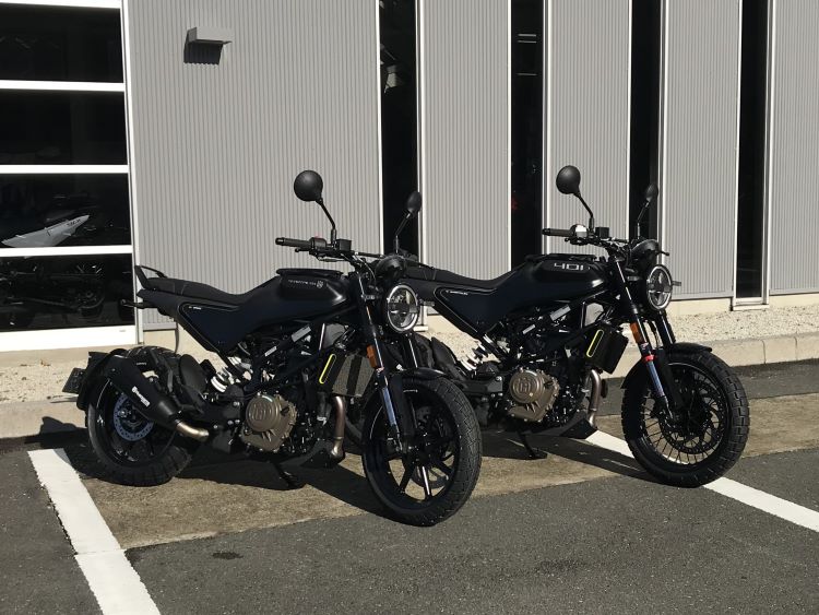 HUSQVARNA SVARTPILEN250&401 比較試乗受付中